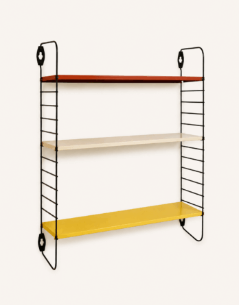 Prestatgeria metàl·lica modular de paret atribuïda a Tomado
